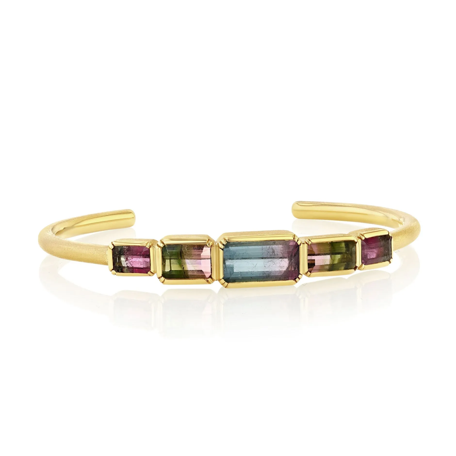 BI COLOR TOURMALINE BAUHAUS CUFF^Brooke Gregson Fashion