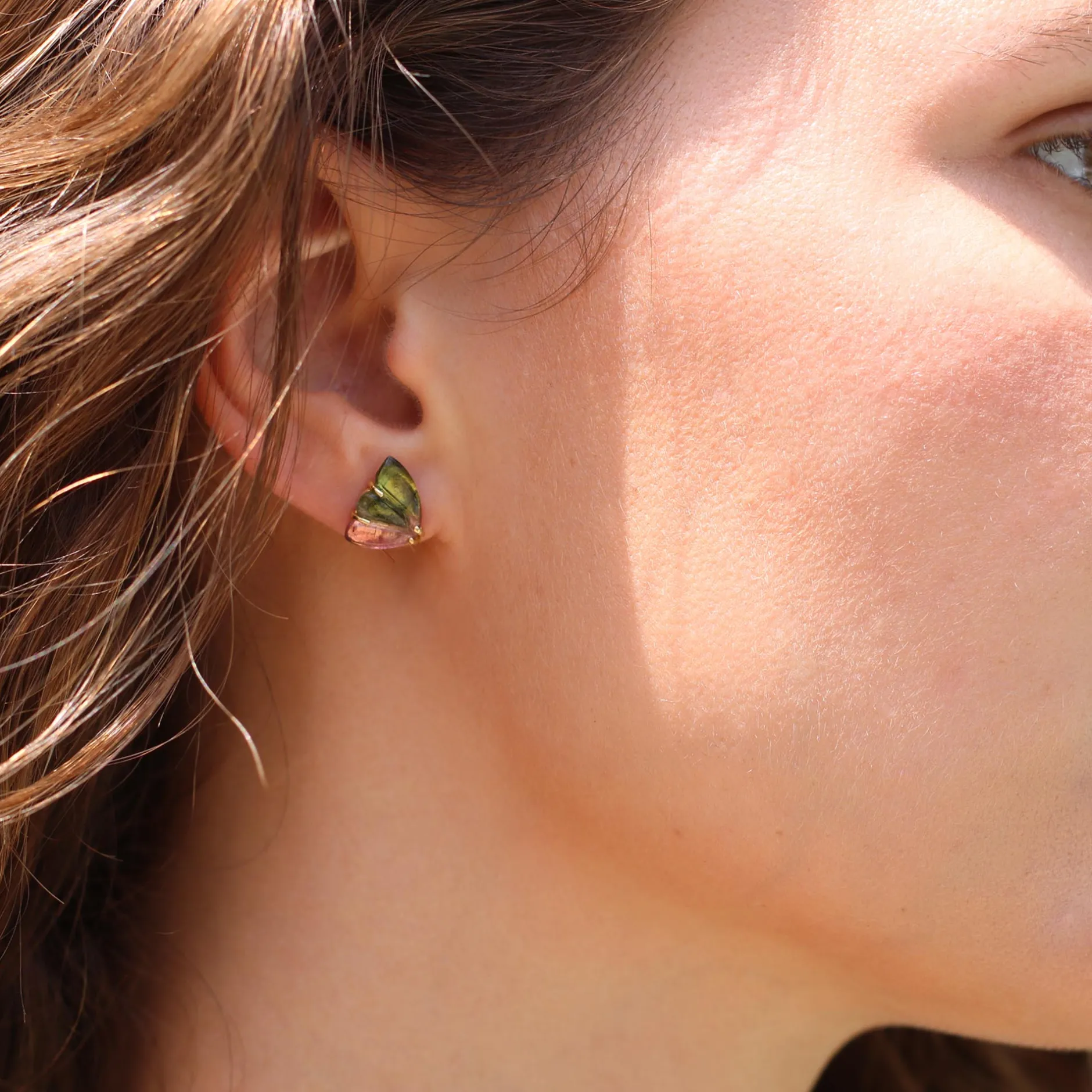 BI COLOR TOURMALINE BUTTERFLY EARRINGS^Brooke Gregson Best
