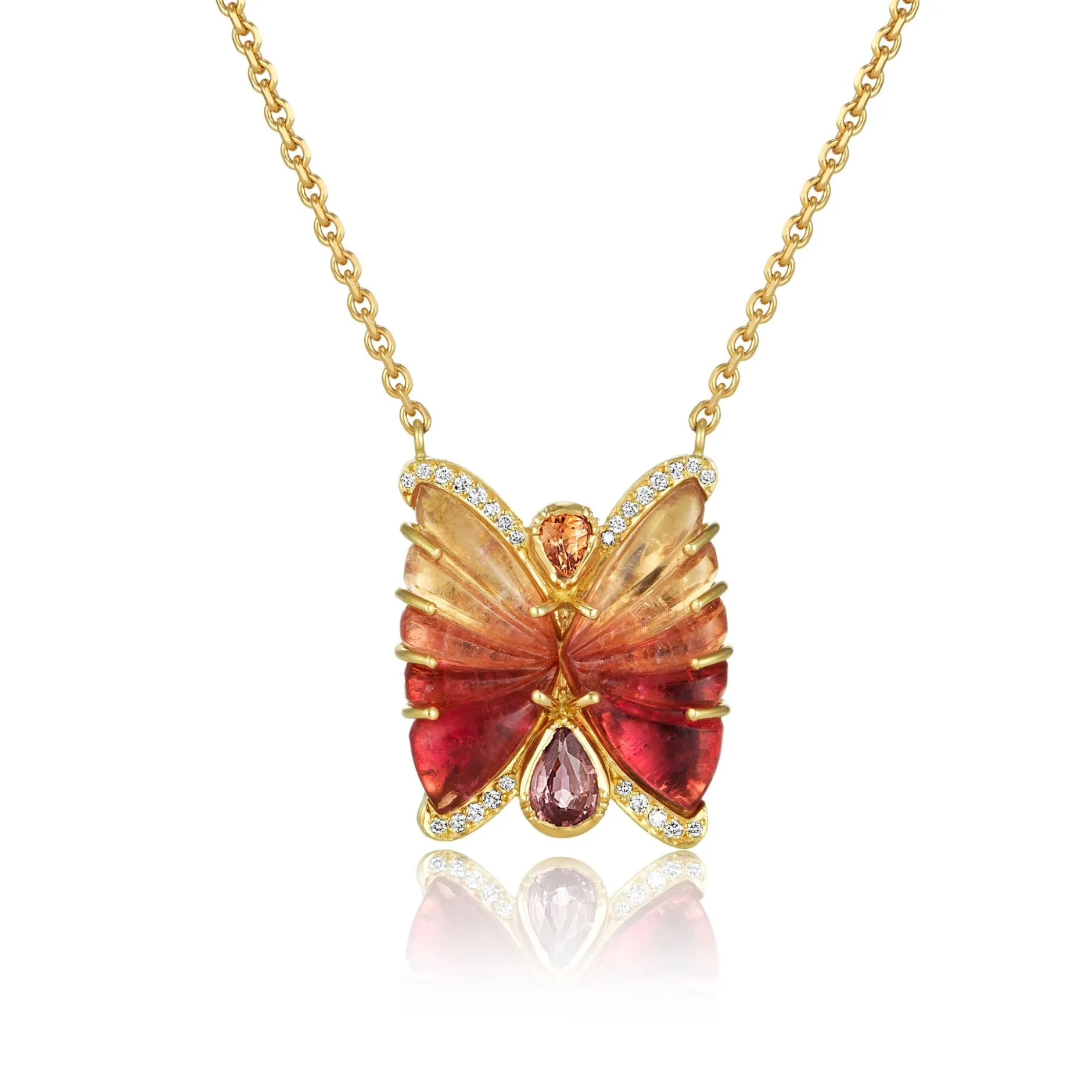 BUTTERFLY TOURMALINE SAPPHIRE NECKLACE^Brooke Gregson Cheap