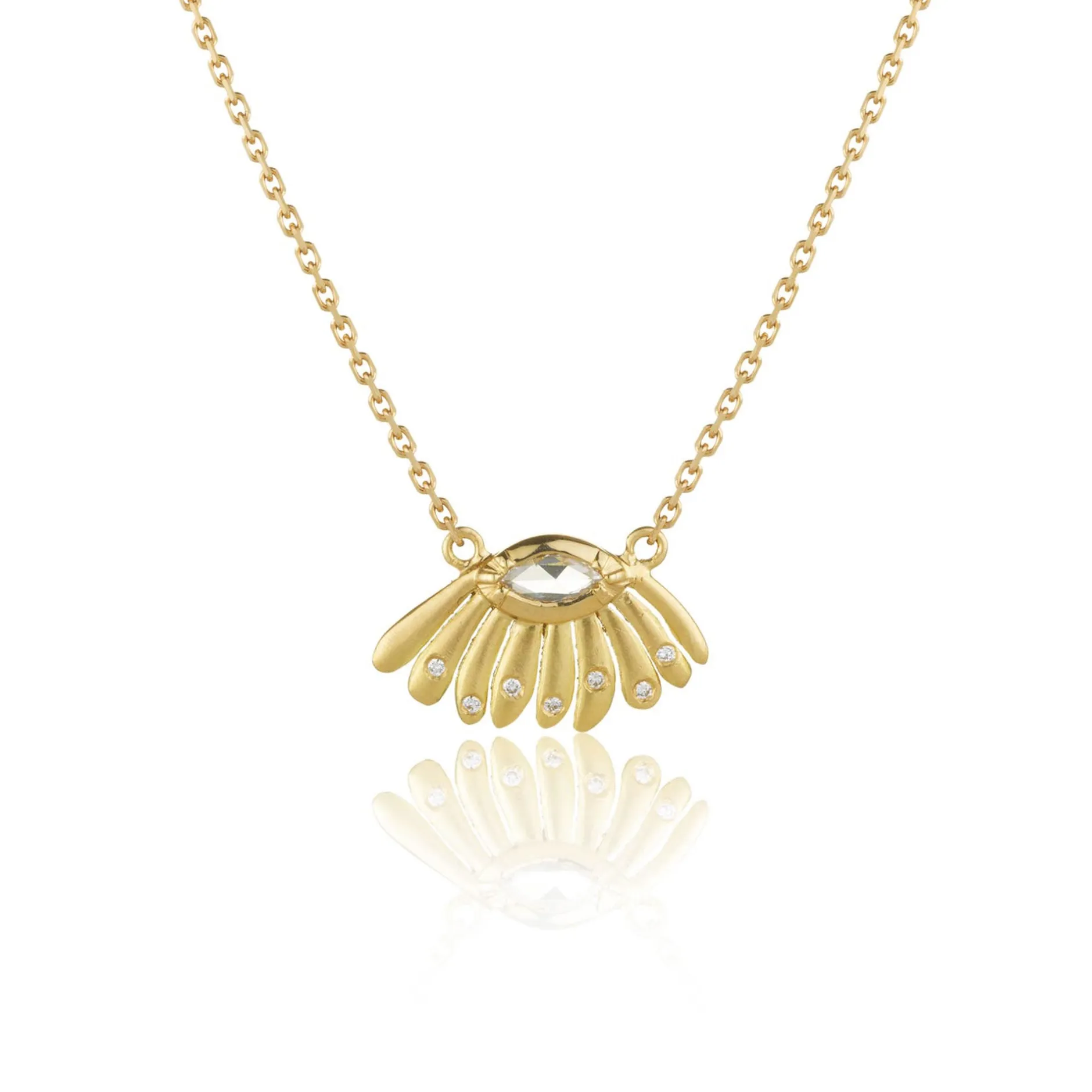 DAISY DEWDROP DIAMOND NECKLACE^Brooke Gregson Sale