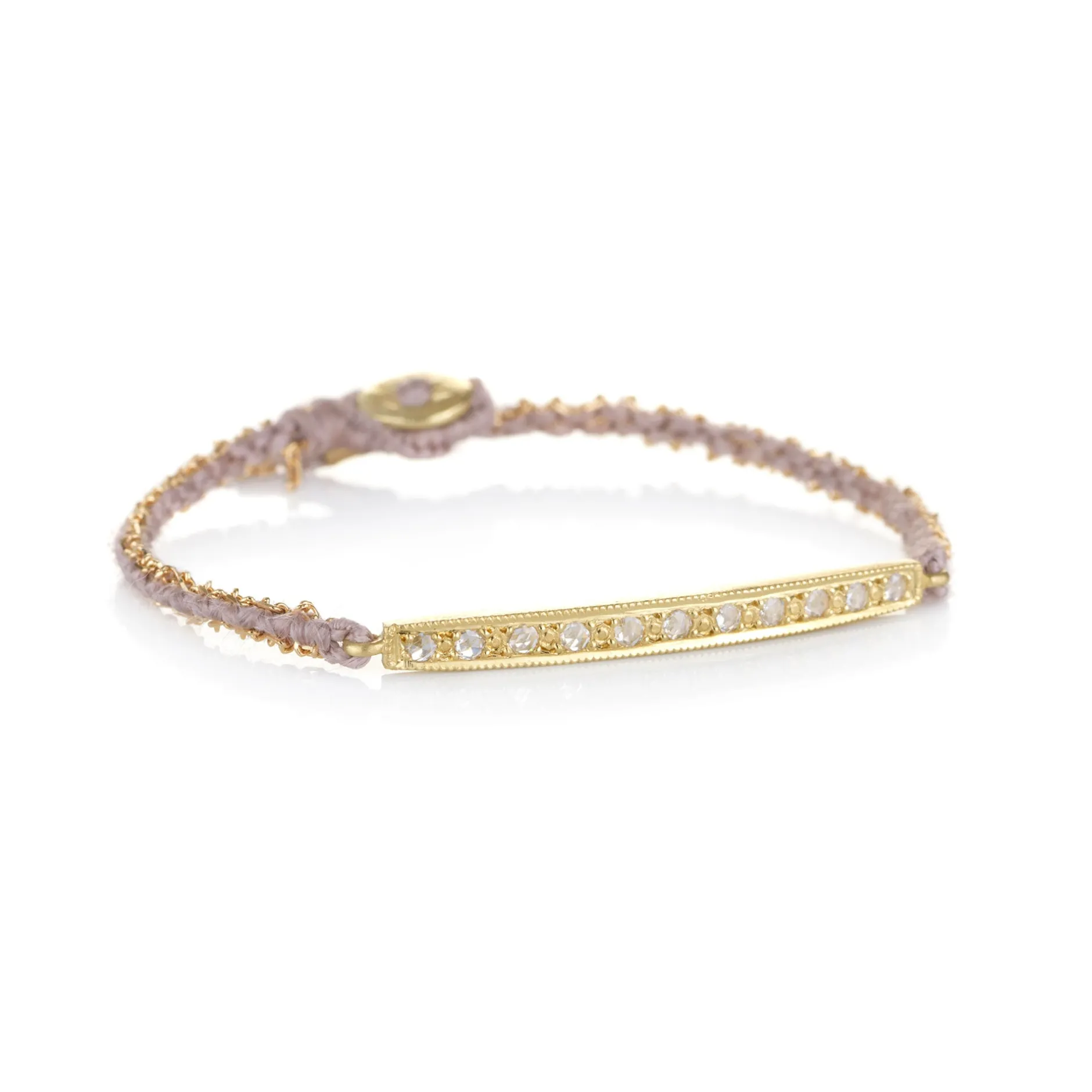 DIAMOND 11 SILK GOLD BRACELET^Brooke Gregson Cheap