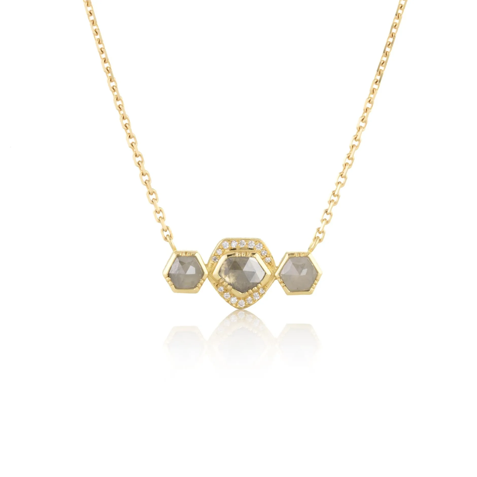 DIAMOND GEO NECKLACE^Brooke Gregson Best Sale