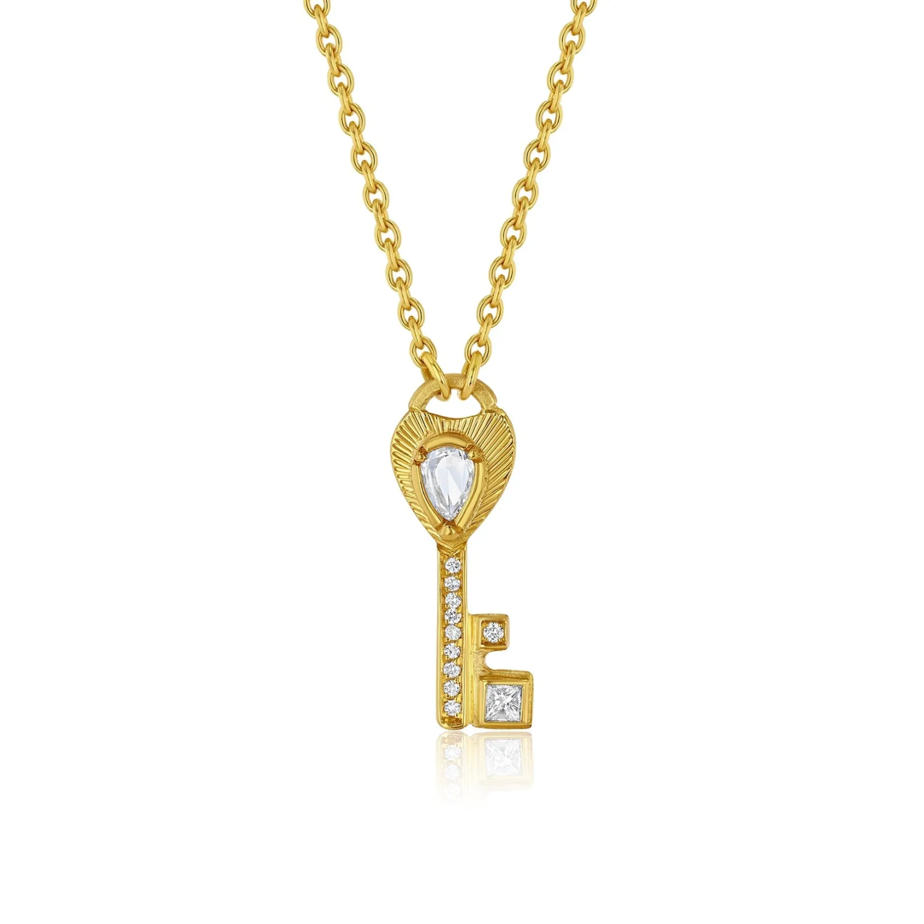 DIAMOND KEY NECKLACE^Brooke Gregson Cheap