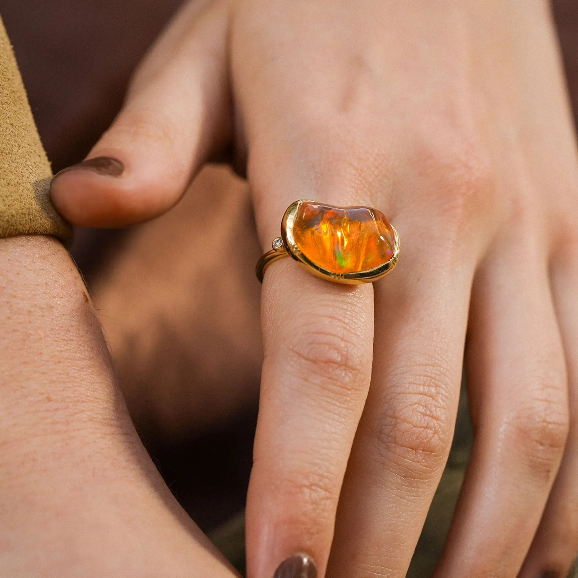 FIRE OPAL CLOUD RING^Brooke Gregson Cheap