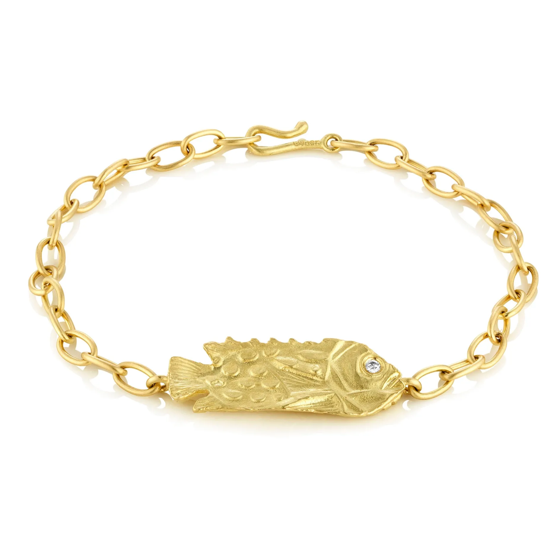 Fish Chain Link Bracelet^Brooke Gregson Store