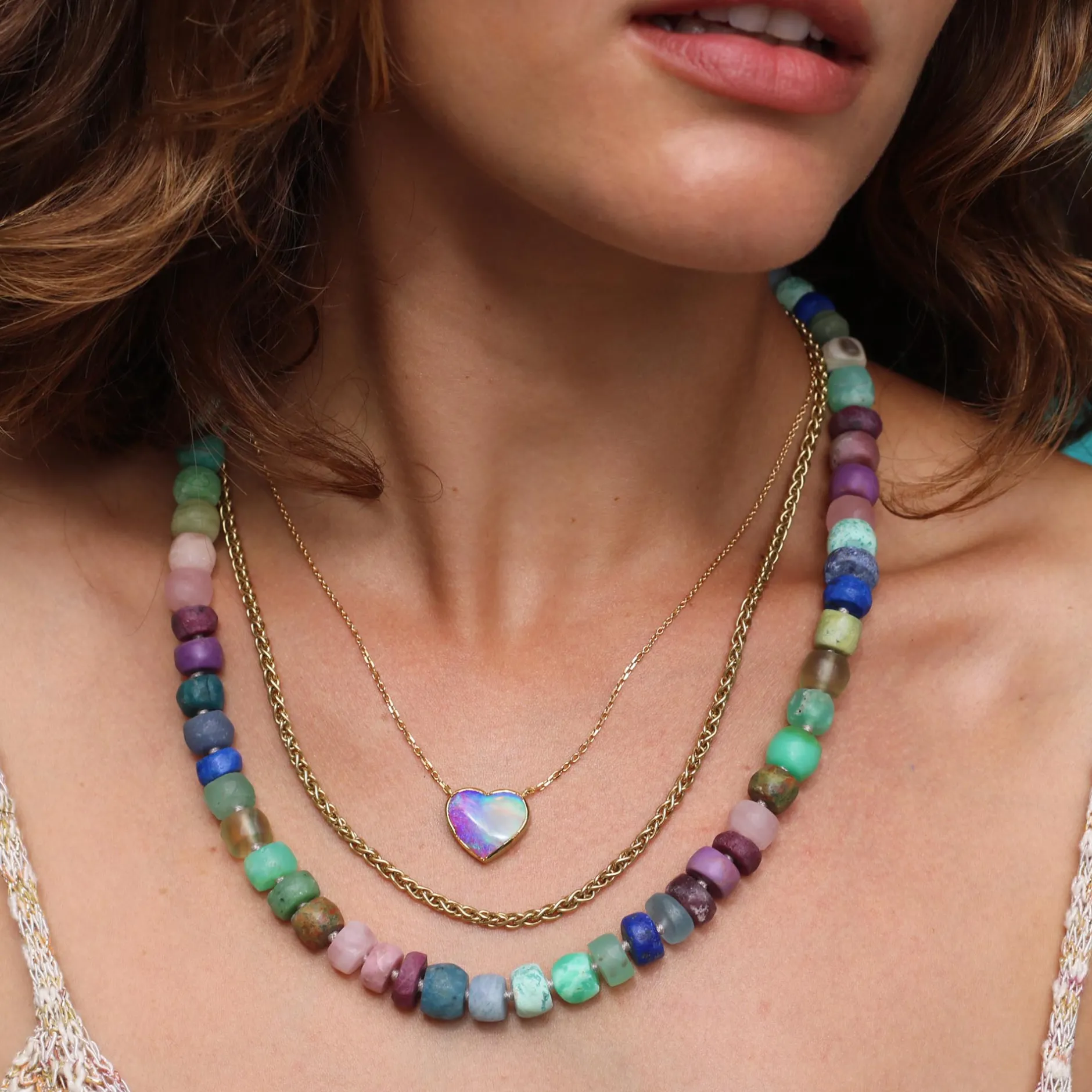 OPAL HEART NECKLACE^Brooke Gregson Clearance