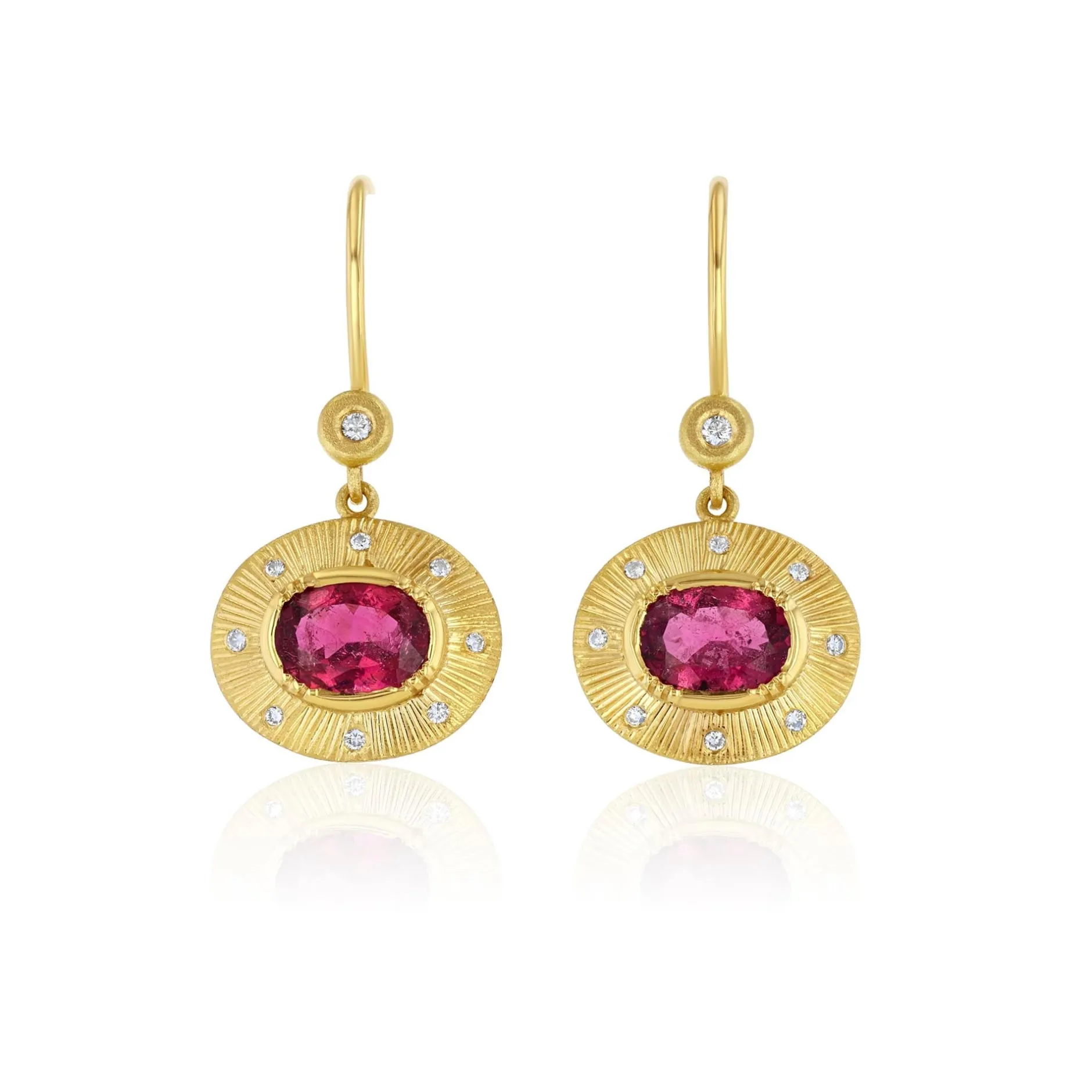 ORBIT ENGRAVED TOURMALINE EARRINGS^Brooke Gregson Cheap