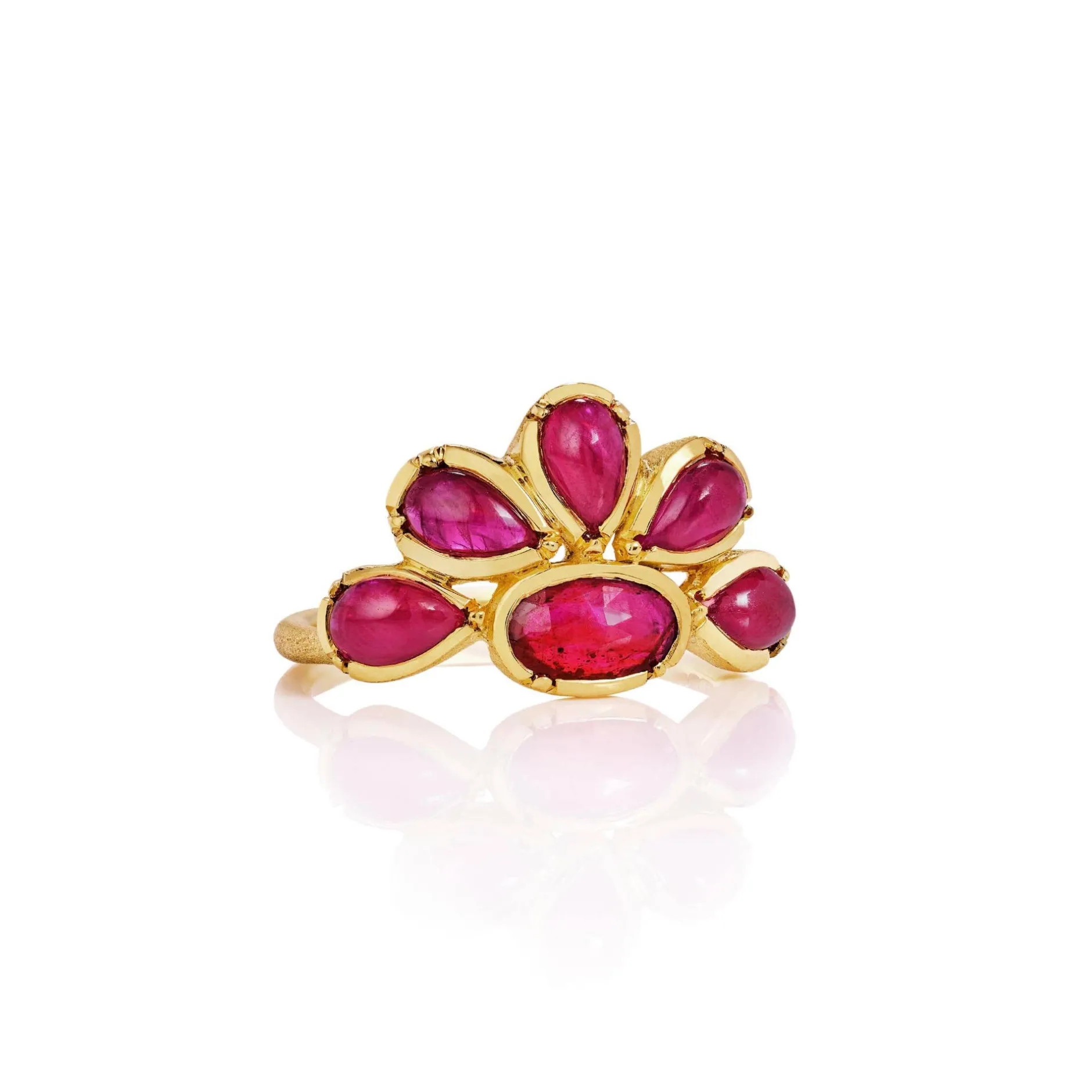 RUBY FLOWER RING^Brooke Gregson New