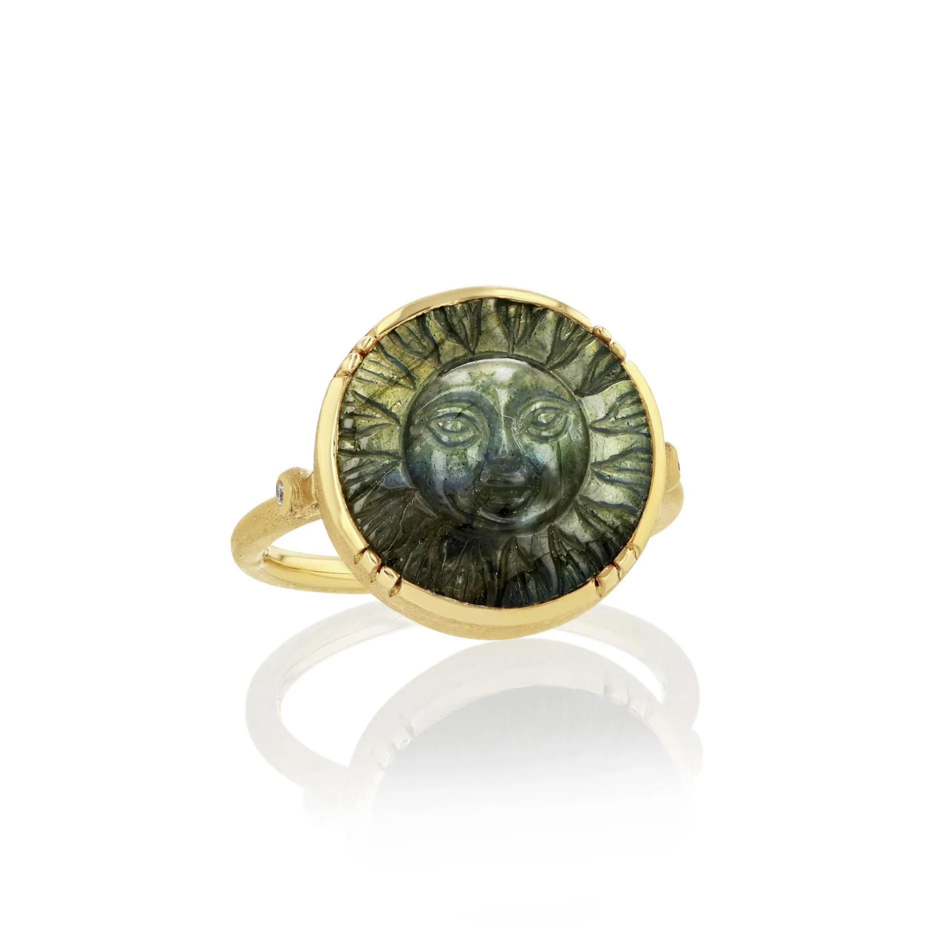 SUN LABRADORITE RING^Brooke Gregson Clearance