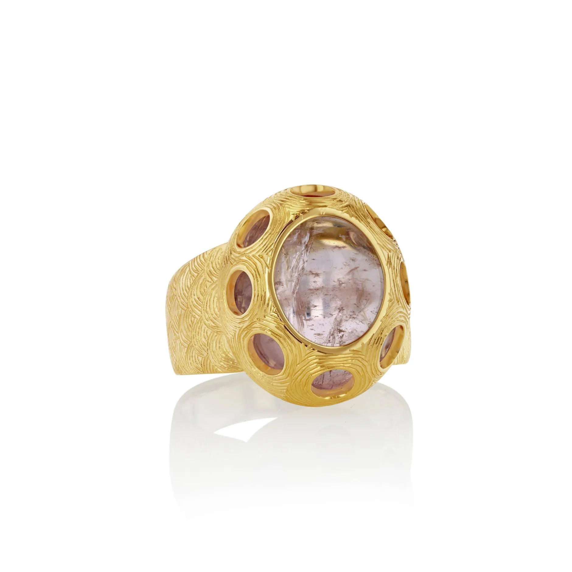 SUPERNOVA MORGANITE RING^Brooke Gregson Store