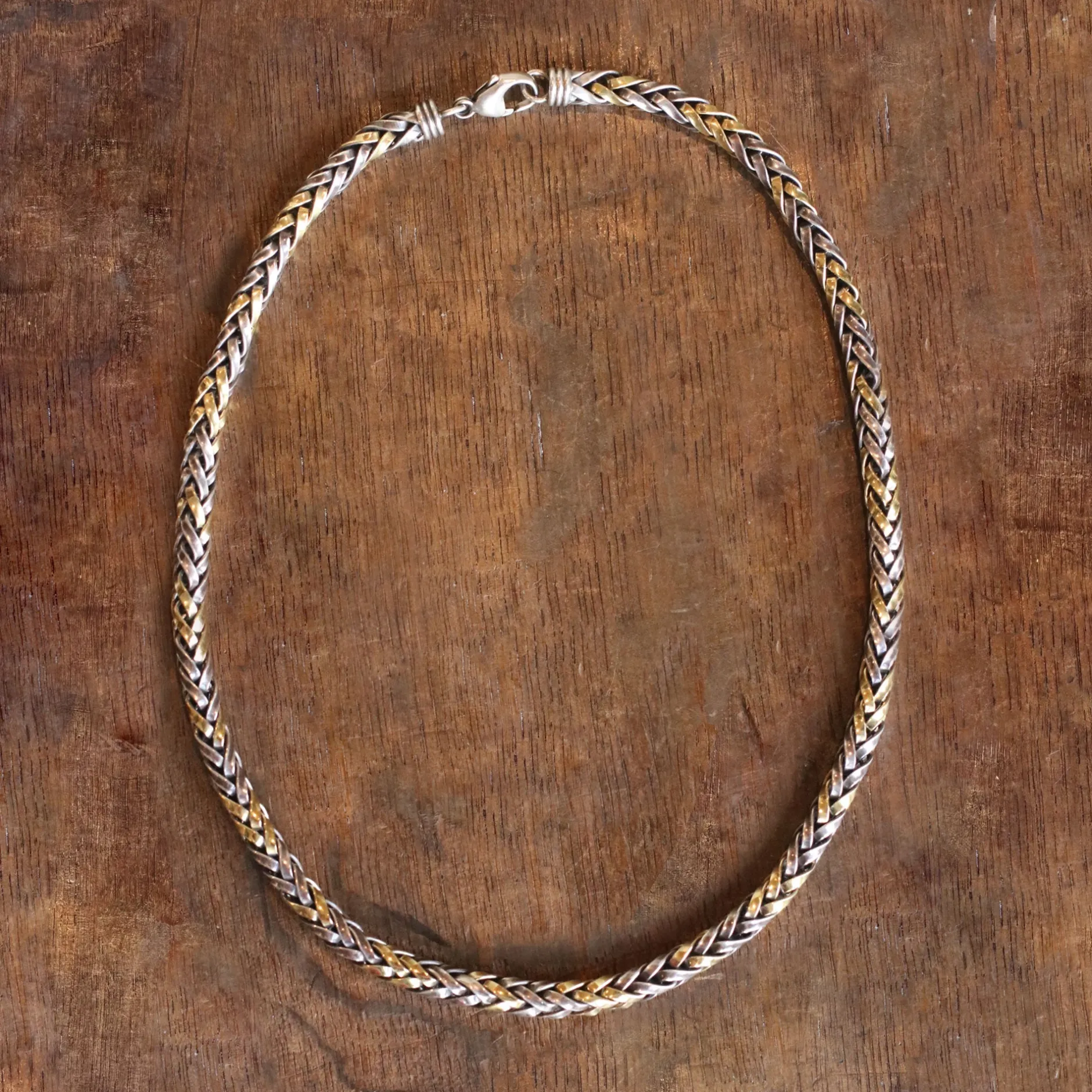 THICK LASSO GOLD & SILVER CHAIN 18 inch^Brooke Gregson Shop