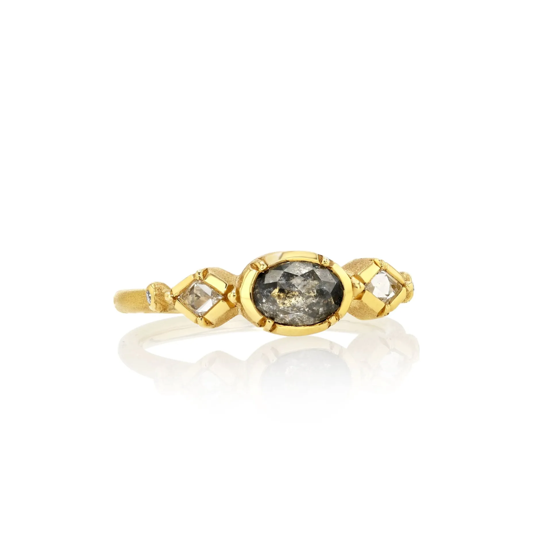 TRIPLE ELLIPSE GEO DIAMOND RING^Brooke Gregson New