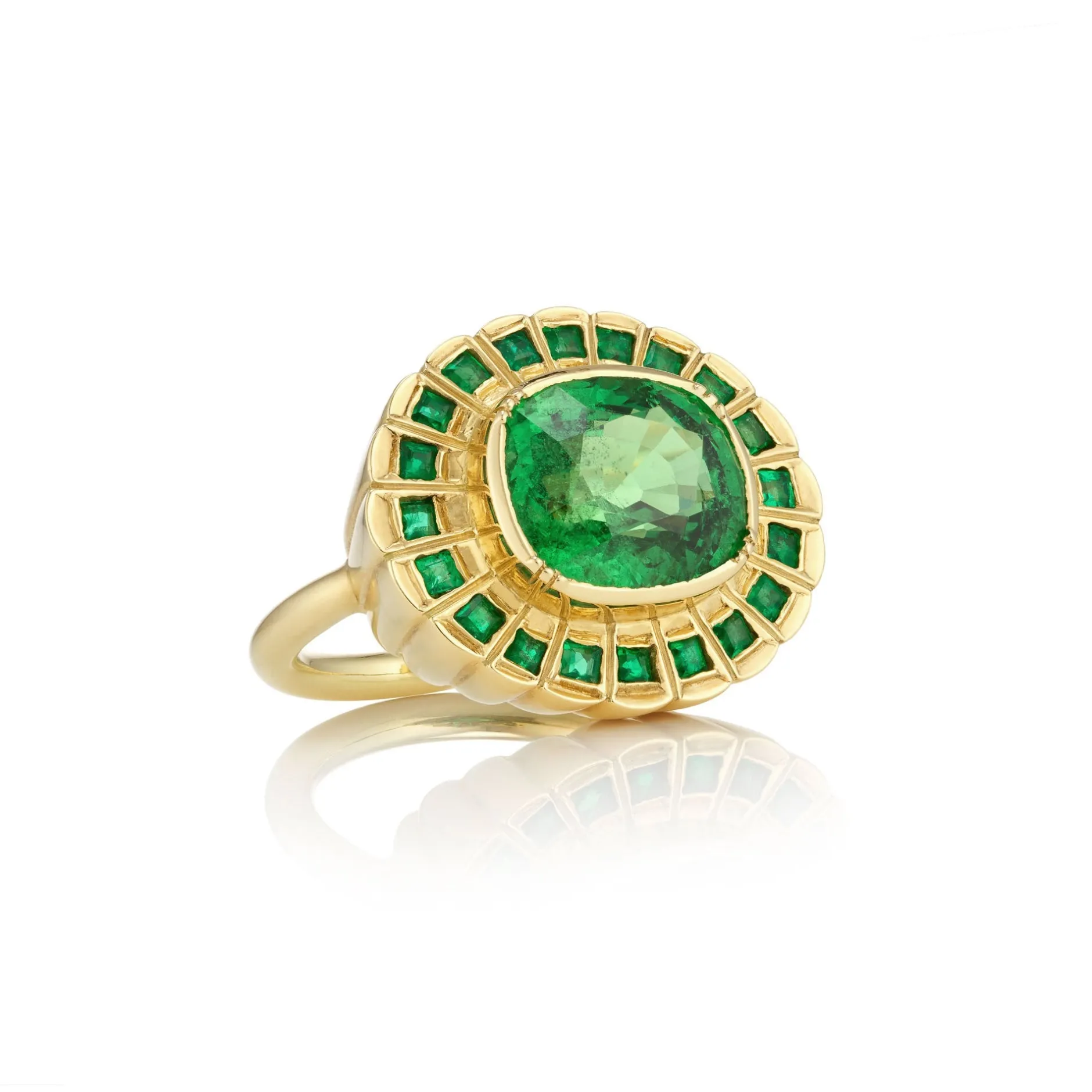 TSAVORITE EMERALD IMPERIAL RING^Brooke Gregson Sale